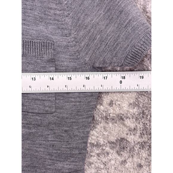 G/FORE Dress Small Womens Gray Merino Wool Performance Sweater Golf - Picture 5 of 8